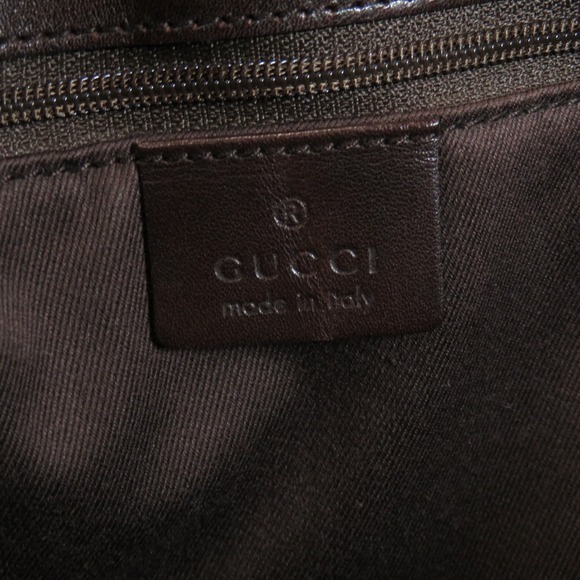Gucci GG Tote Bag Canvas Leather - Picture 6 of 10